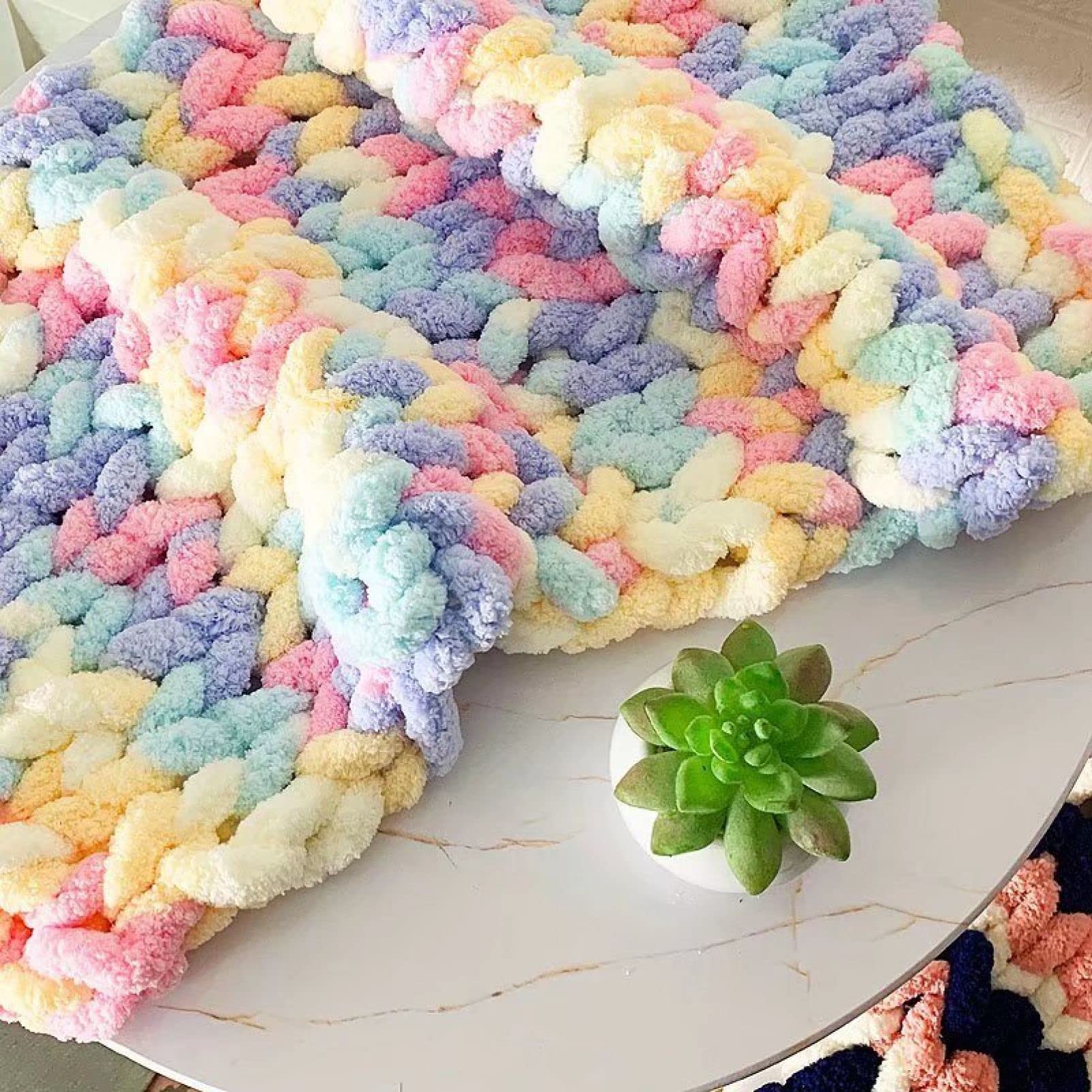 włóczka włóczka do robótek ręcznych 250g/kulka DIY ręczna przędza szenilowa gruba gruba olbrzymia przędza bawełniana gruba przędza na szalik poduszka szydełko linia(22 pingguolv)