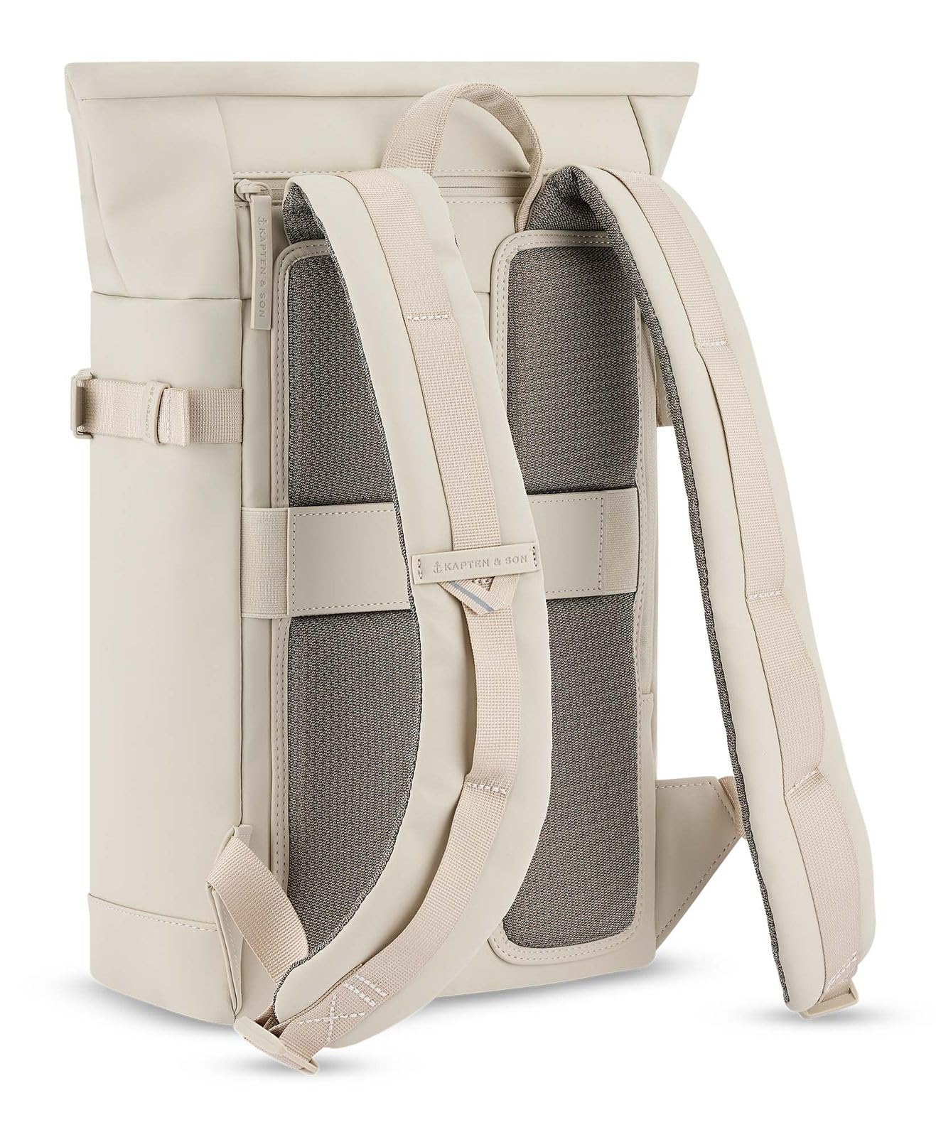 Kapten & Son Rucksack Freizeitrucksack mit Laptopfach Helsinki Backpack 17L Sandstone beige