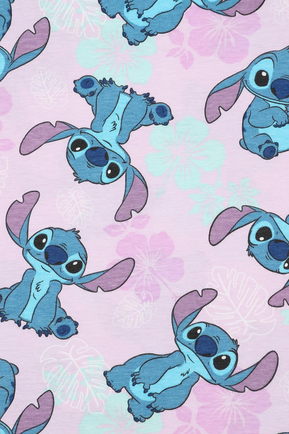 Disney Lot de 3 t-Shirts Lilo et Stitch pour Filles Angel Haut d'été Manches Courtes