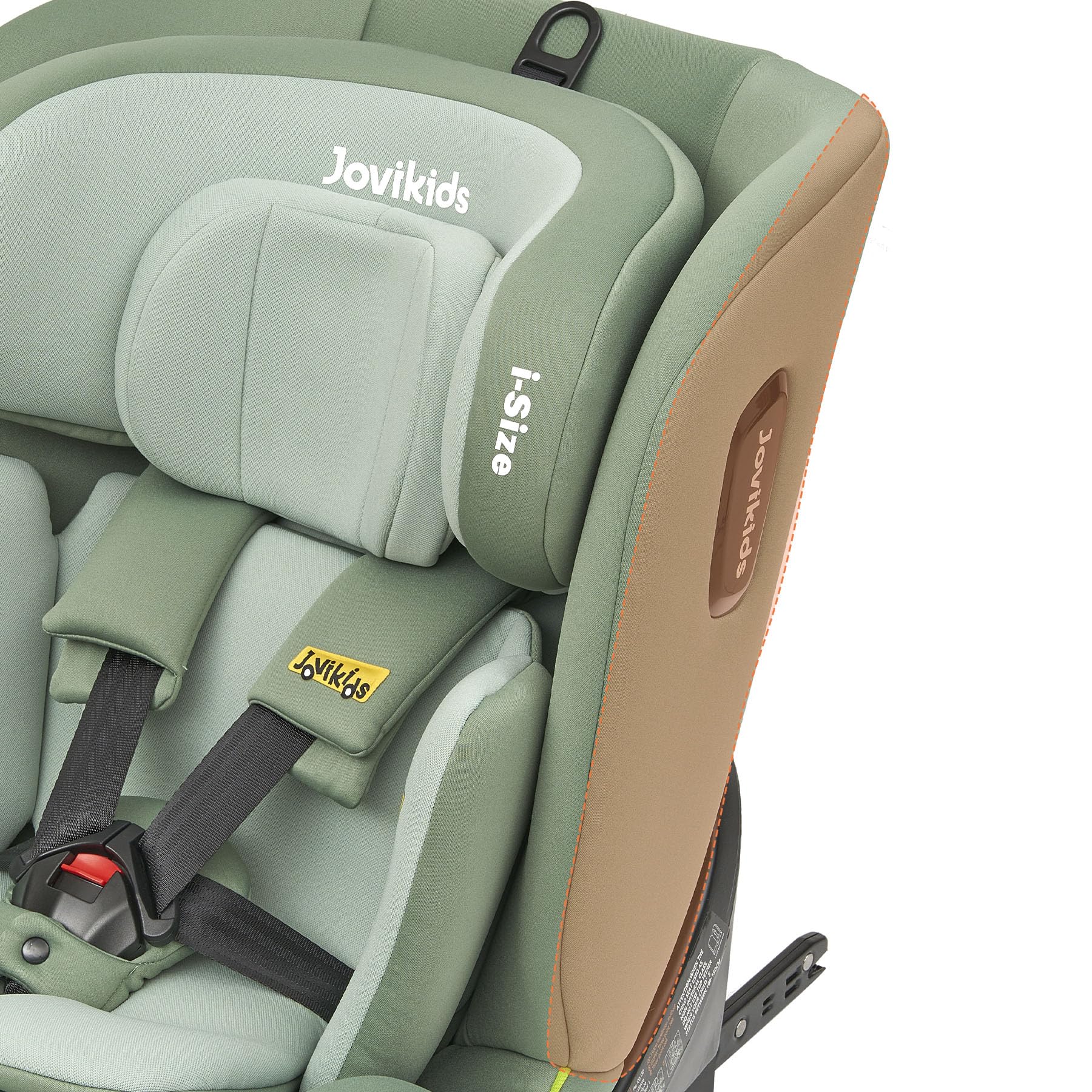 Jovikids Siege Auto, i-Size 40-150 cm, ISOFIX pour Groupe 0/1/2/3, Bébé de 0-12 ans, 0 à 36 kg Environ, ECE R129, 360° pivotant, 12 Positions d'Appui-tête, Top Tether, Siège Auto