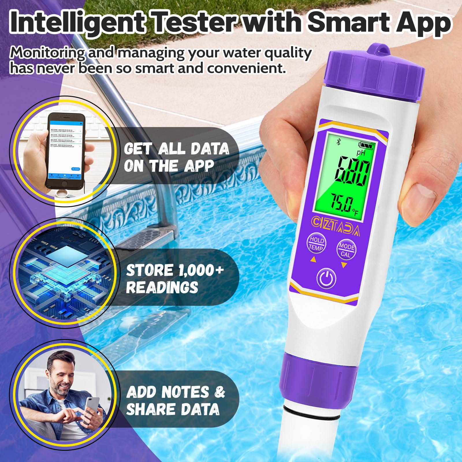 Smart pH EC Meter for Hydroponics - Buy Now -5