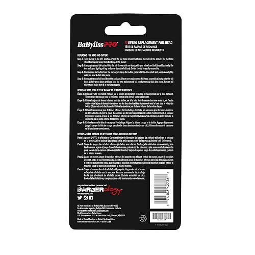 Vista 3 de Lámina y cortador de repuesto para máquinas de afeitar MetalFX de doble hoja