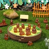 Camptrip Lot de 40 mini figurines Capybara lumineuses - 5