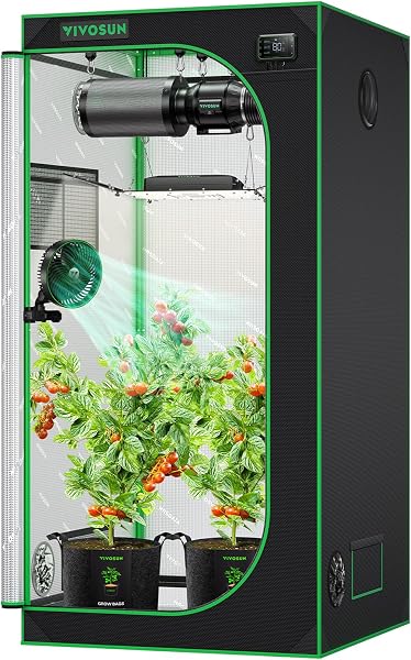 VIVOSUN S336 3x3 Grow Tent with Observation Window