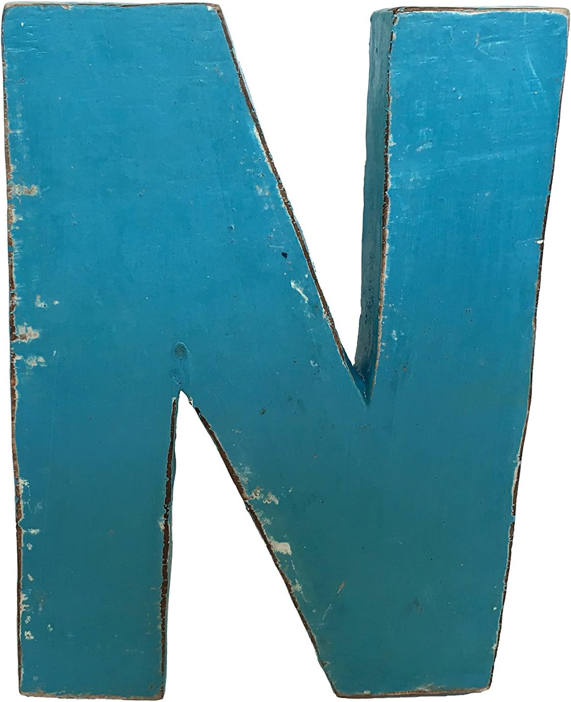 Whirled Planet Wood Letter, Blue, 8-Inch (N)
