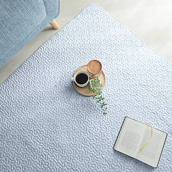 ラグ・カーペット grand_blue ラグ ラ・クッション 接触冷感 185×185cm ACR1C-1818 ネイビー