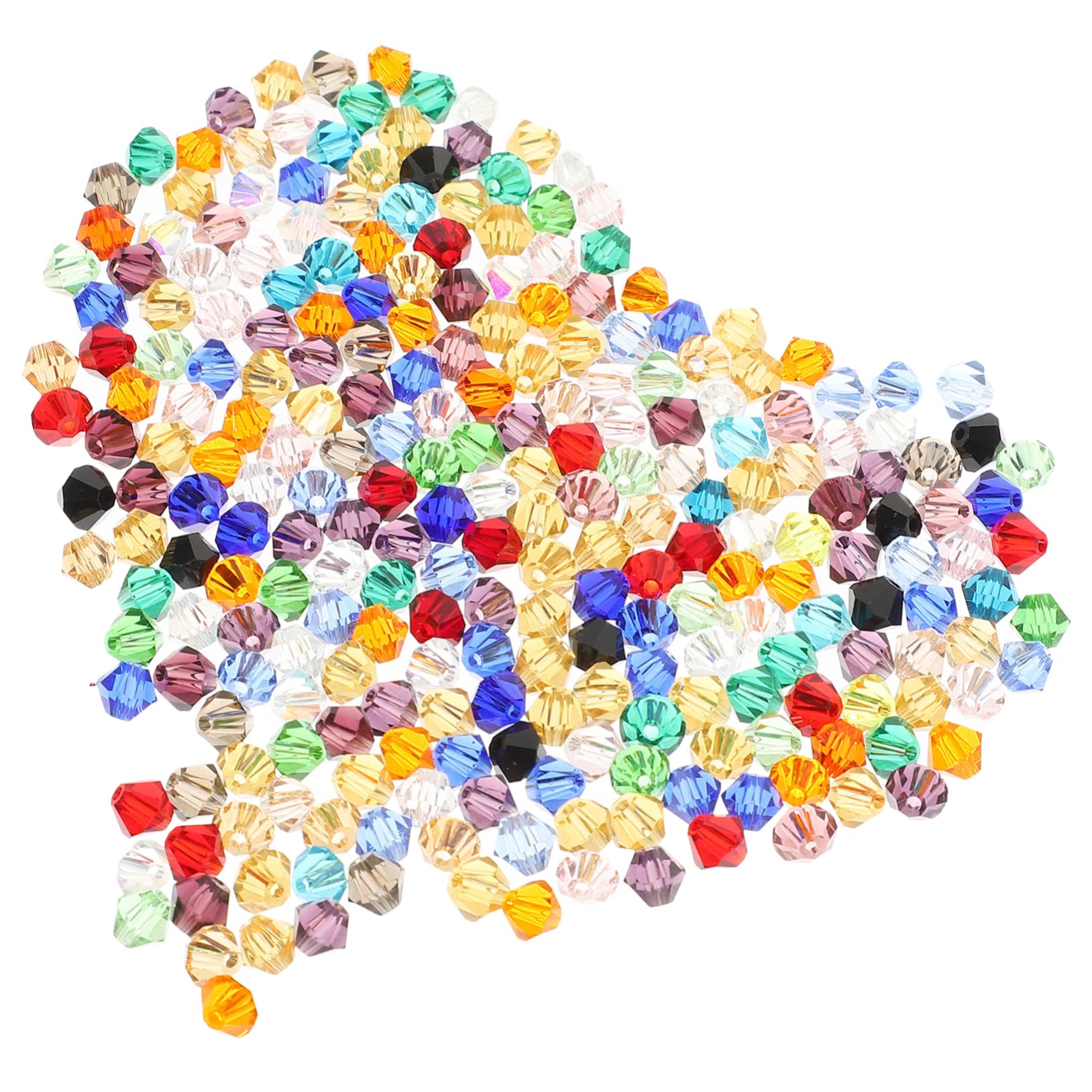 VILLCASE 4sets Cuentas Para Manualidades Perlas Redondas Verter Abalorios Sueltos Manualidades Con Abalorios Cuentas Pequeñas Para Hacer Pulseras Para Hacer Pulseras Vidrio 280pcs*4