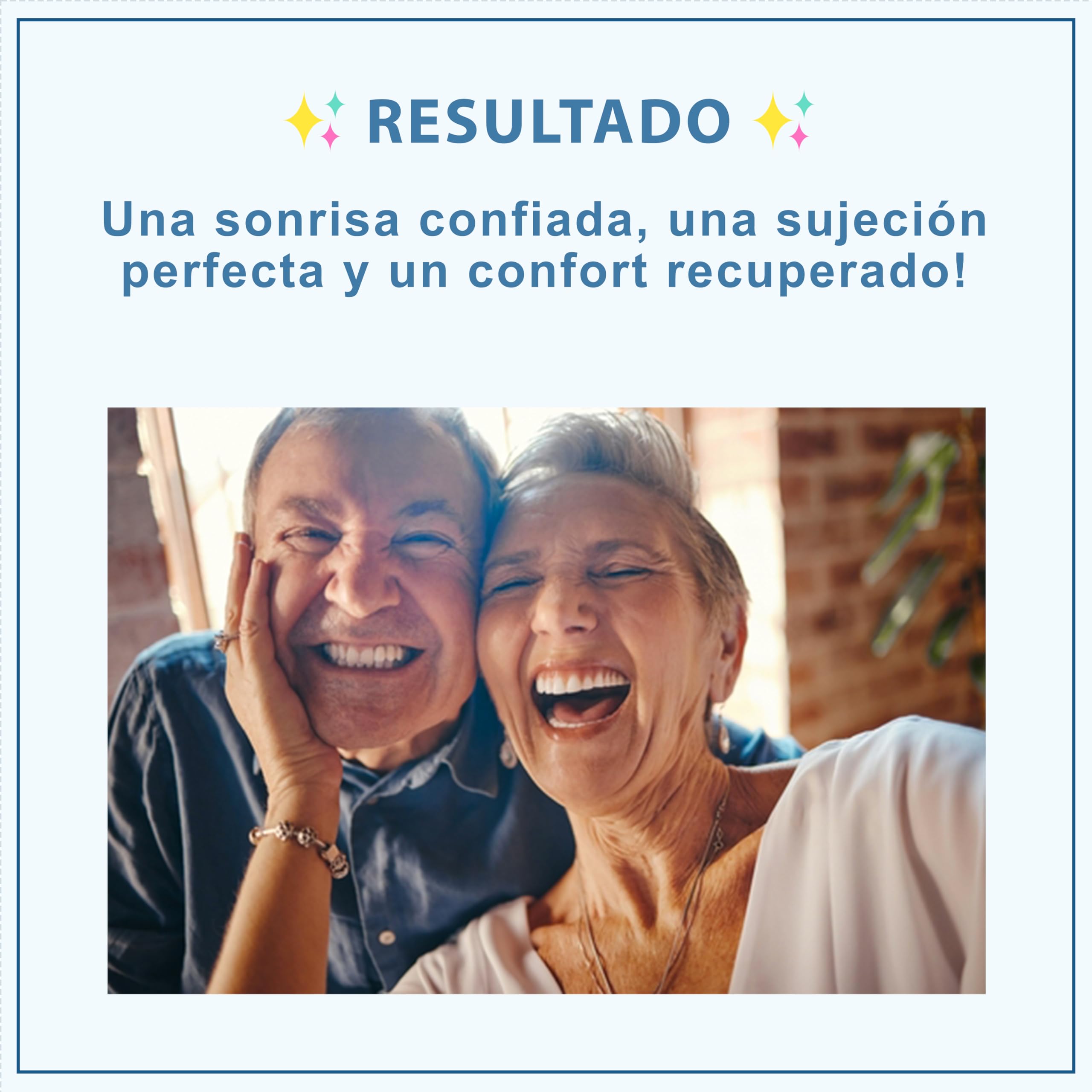 AJUSDENT -Rebase para Dentadura Sin Pegamento – Sujeción Fuerte | Efecto Ventosa Natural | Máxima Comodidad y Estabilidad | Dentadura Sin Movimientos muchos meses