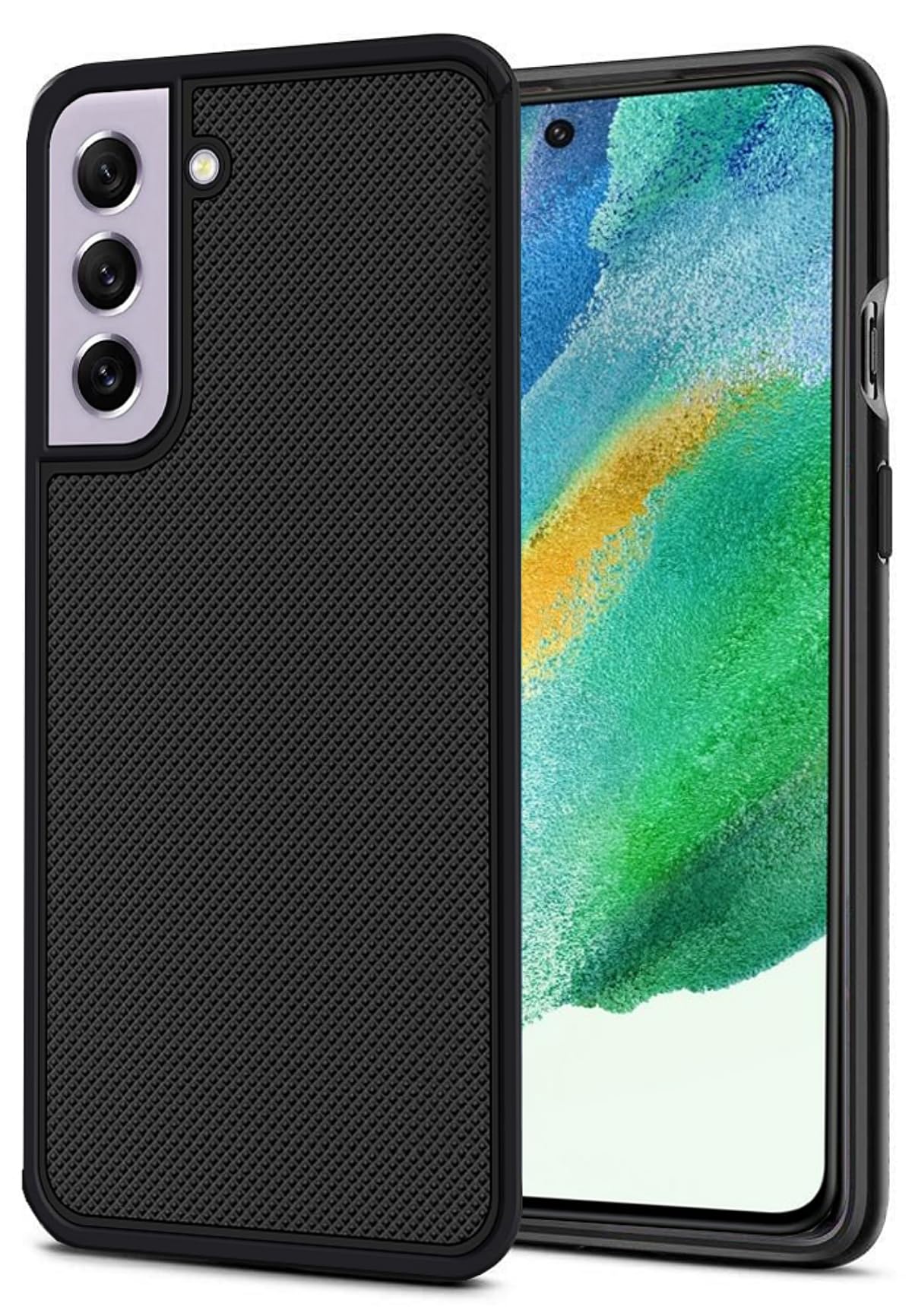 SHINESTAR Soft Silicone Frosted Air Dotted Case Cover Samsung Galaxy S21 FE 5G | 360 Degree Camera Protection Bump Back Case Cover for Samsung Galaxy S21 FE 5G - (Black) (B0CLKDY9RB) Amazon Price History, Amazon Price Tracker