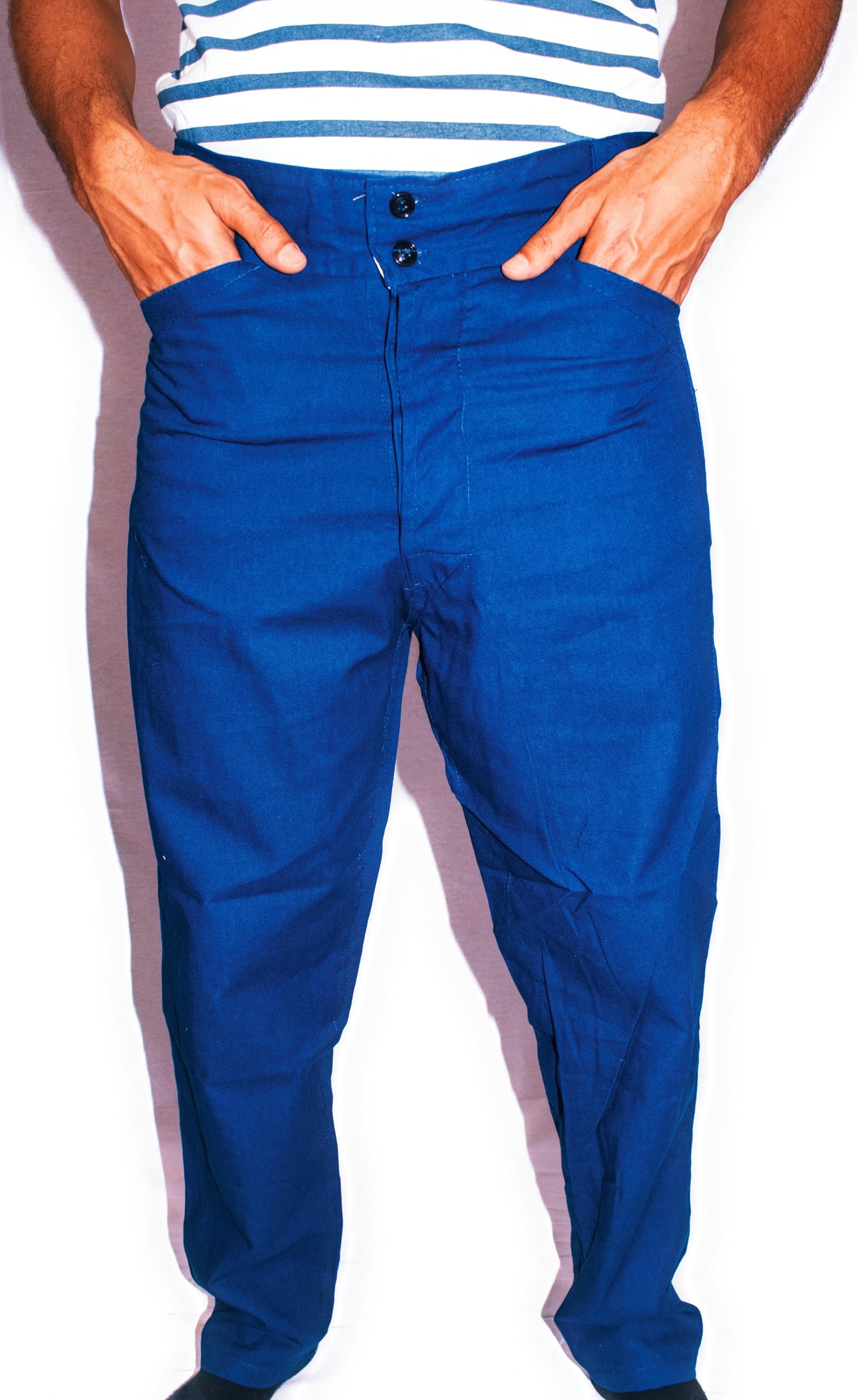 Bleu De Chine Vrai Authentique SHANGHAI ANTICHER DENGRI 100% Coton Unisexe