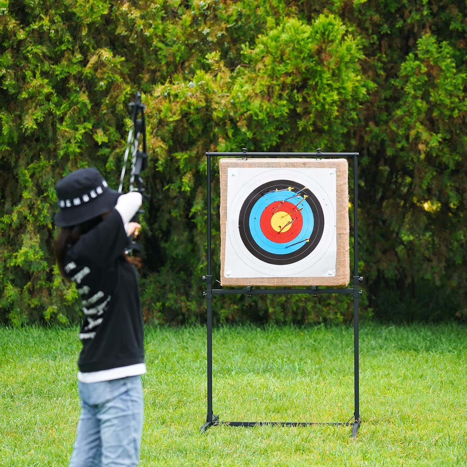 Aimdor Archery Target Heavy Duty Target 20”Solid Straw Target Laminated