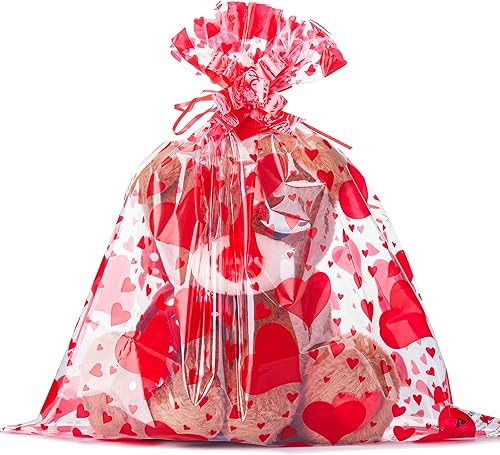 Miniatura 5 de IKASA Oso de peluche de peluche con corazón con amor para el día de San Valentín, lindo juguete de peluche suave de 12.5 pulgadas, regalo para novia