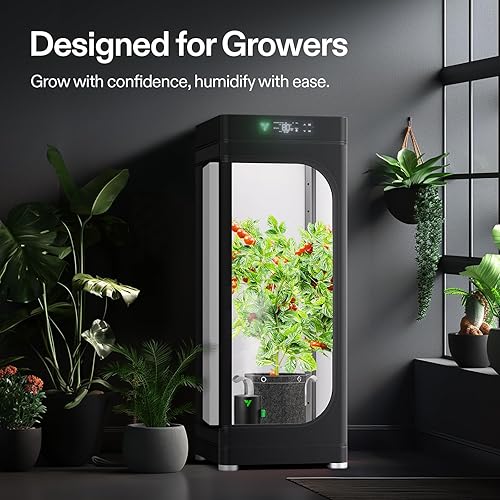 Miniatura 7 de VIVOSUN AeroStream U075 Humidificador USB, 25.4 onzas líquidas de niebla fría mini humidificador con 2 modos de niebla, apagado automático, control