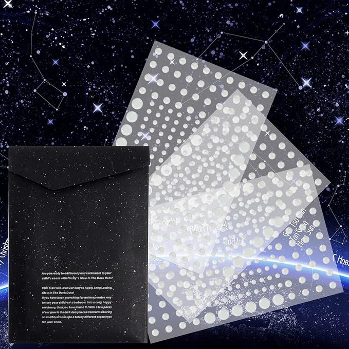 Estrellas 3D luminiscentes para decoración infantil miniatura 5