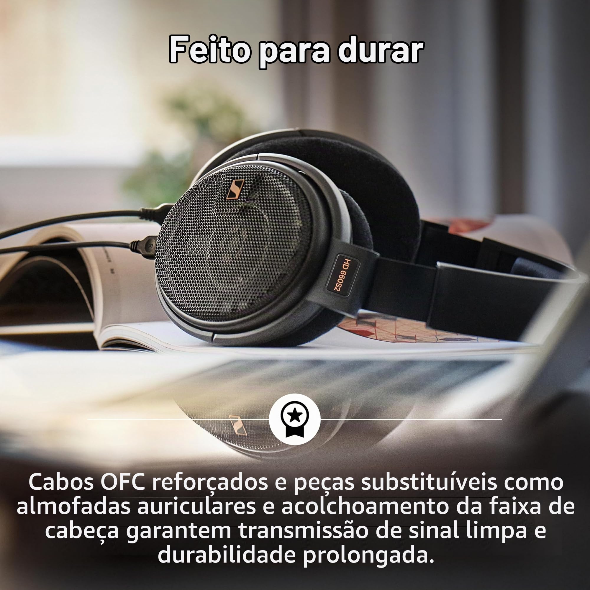 Sennheiser HD 660S2 – Fones de ouvido estéreo audiófilos com fio