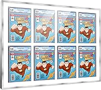 Vista 54 de Poster Palooza Marco de cómic con paspartú para 2 cómics CGC, CBCS o PGX Graded Comics – Marco de cómic negro para cómics de 8.125 x 13 pulgadas