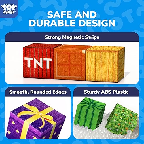 Miniatura 6 de TOY Life Bloques magnéticos, juego de bloques magnéticos para minas, castillo de princesa congelada, mundo para niños a partir de 3 años, bloques de