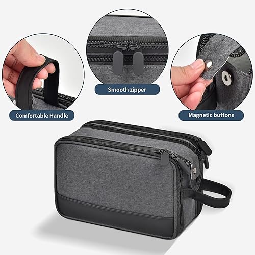 Miniatura 2 de Organizador de artículos electrónicos, bolsa para cables, funda de almacenamiento de cables esenciales de viaje, bolsa de accesorios técnicos para