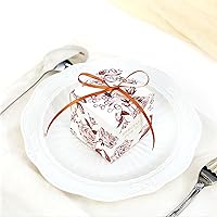 Vista 3 de Cinta fina de cobre de 1/8 de pulgada de bronce dorado fino de doble cara para manualidades, envoltura de regalos, decoración de boda, costura