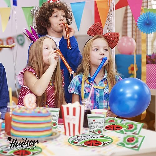 Miniatura 7 de Suministros para fiestas de cumpleaños de motocicleta (sirve 24) platos de cena, platos de postre, vasos, servilletas. Decoraciones de baby shower