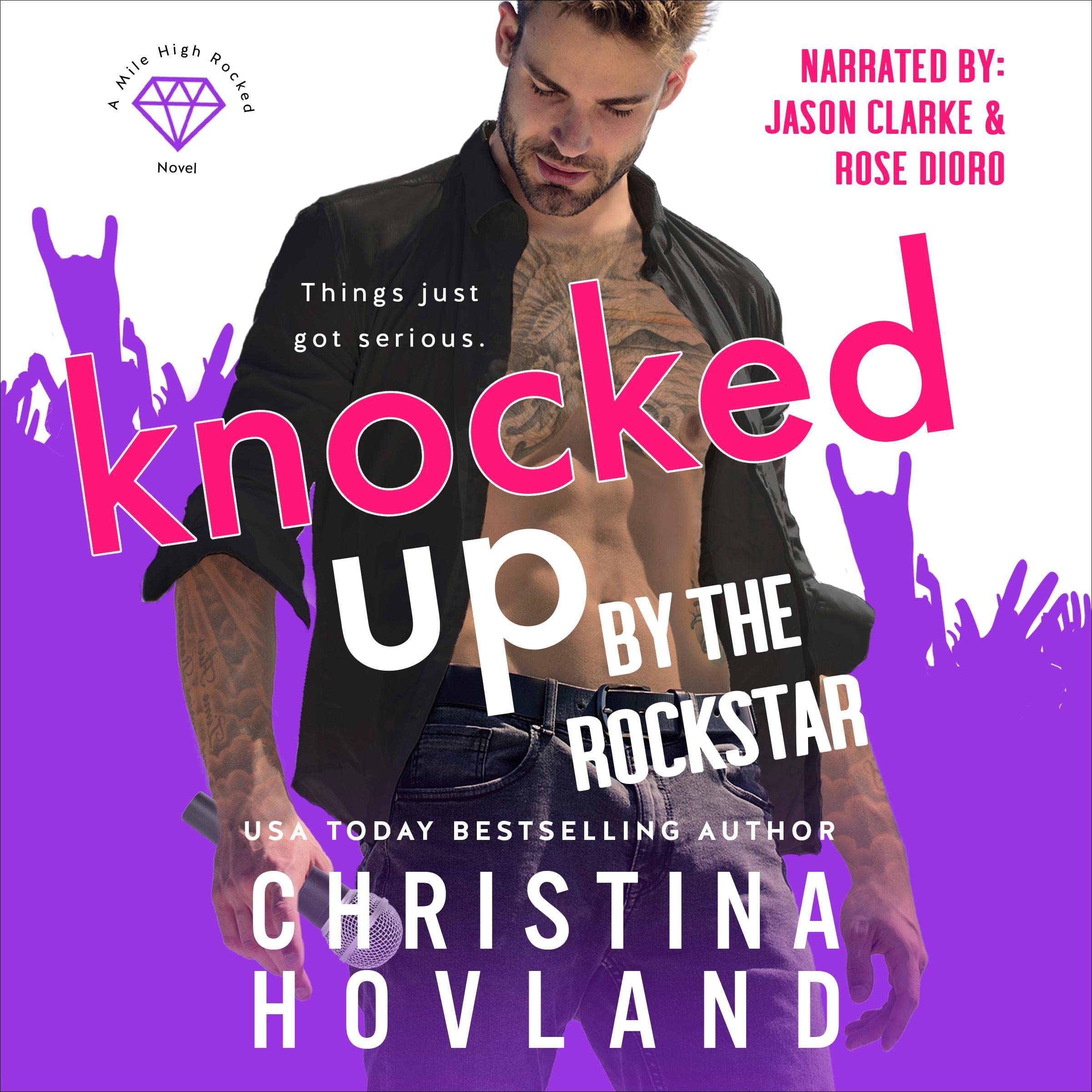 Cover art for Knocked Up by the Rockstar