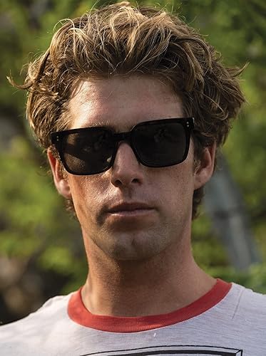 Miniatura 5 de Lentes de sol polarizados para hombre, lentes de sol clásicos cuadrados pulidos a mano con marco de acetato con protección UV