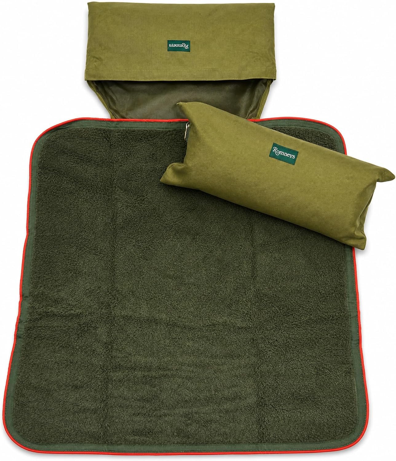 Romneys Outdoor Travelbed Voyager für Hunde | 70 x 100 cm | Praktischer Reisedecke mit Tasche | Wasserfeste Unterseite | Weiche und kuschelige Innenseite