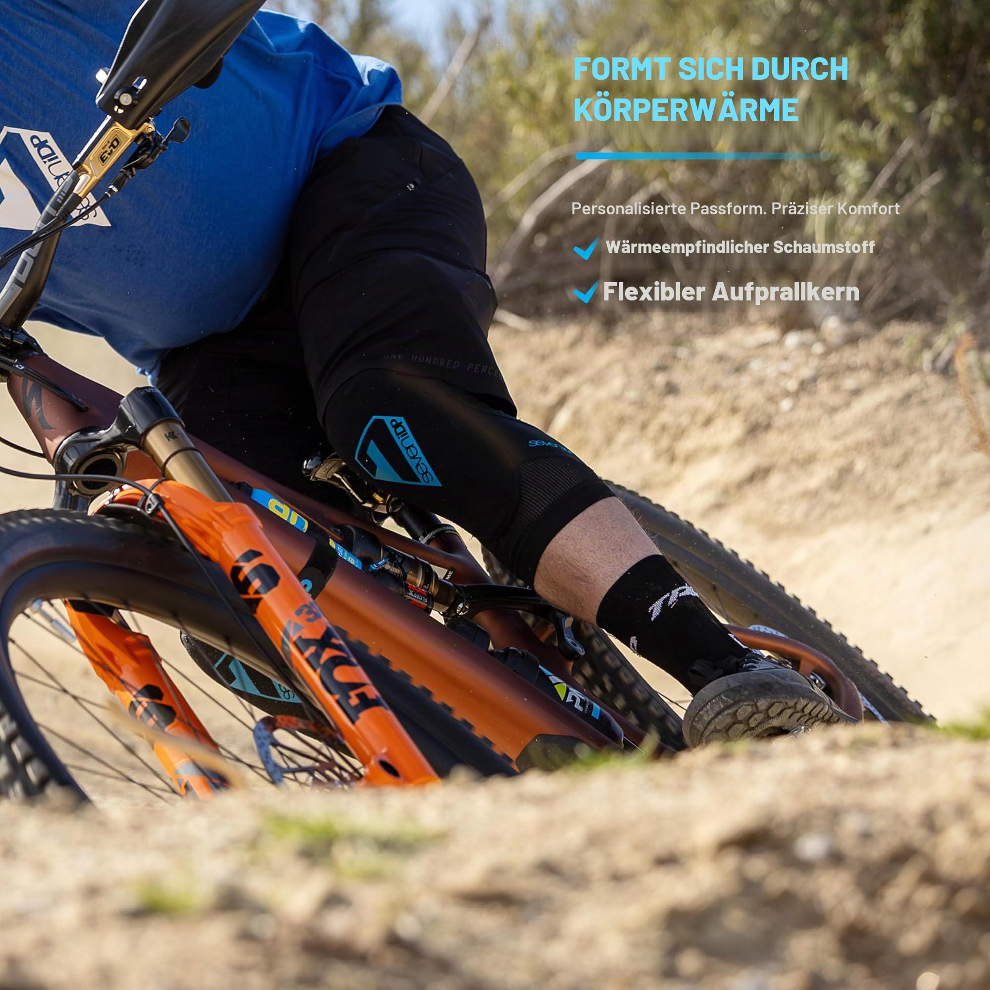 Seven iDP 7iDP Transition Knieschoner – Leicht, Flexibel & Atmungsaktiv MTB-Schutz