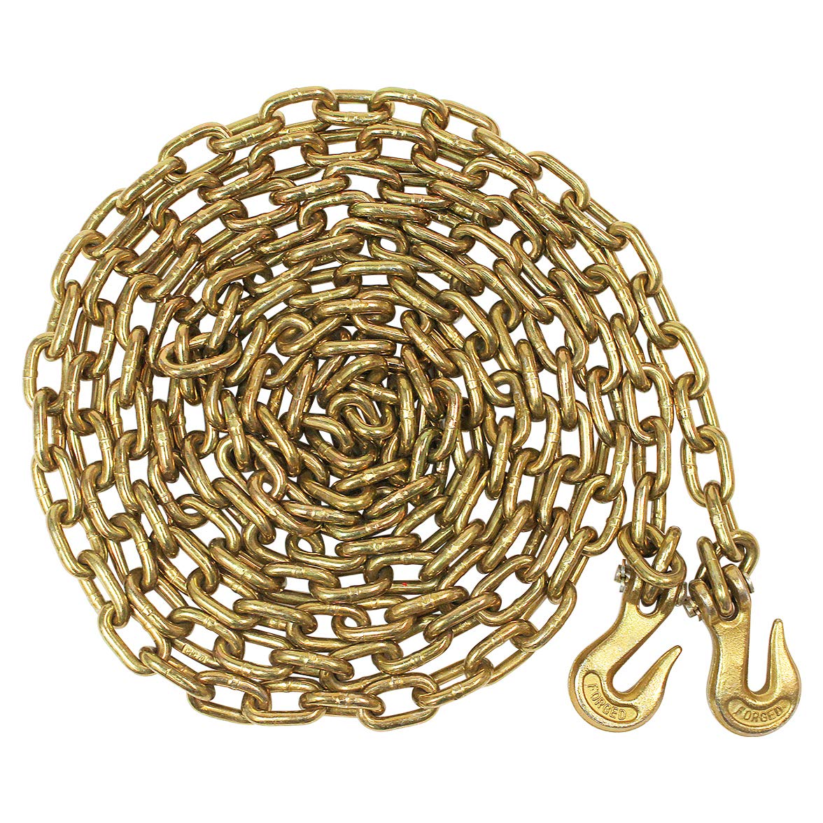 New Arrivals DC Cargo Mall Grade 70 G70 Transport Chain, 5/16 X 20' | WLL 4,700 lbs Best Deal Product DC Cargo Mall Grade 70 G70 Transport Chain, 5/16 X 20' | WLL 4,700 lbs