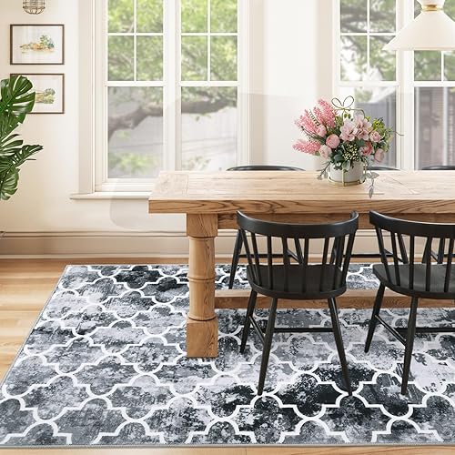 Vista 39 de Zacoo Runner Rug 2x6 Moroccan Throw Rugs with Rubber Backing Washable Rugs Non Slip Carpet Kitchen Rugs Bohemian Rug Soft Rug No Shedding Floor Mats