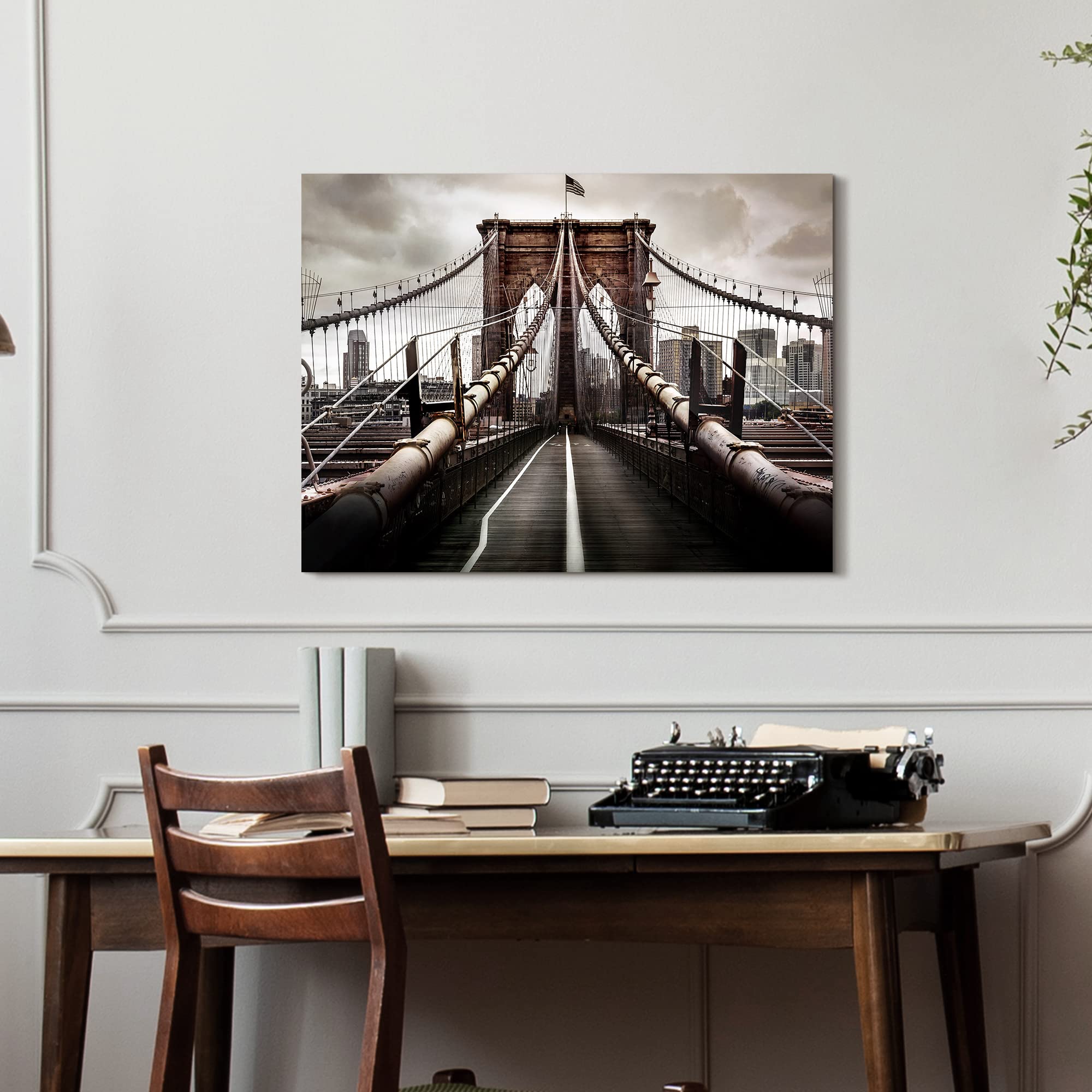 Amazon｜ニューヨークキャンバス壁アート:インダストリアル