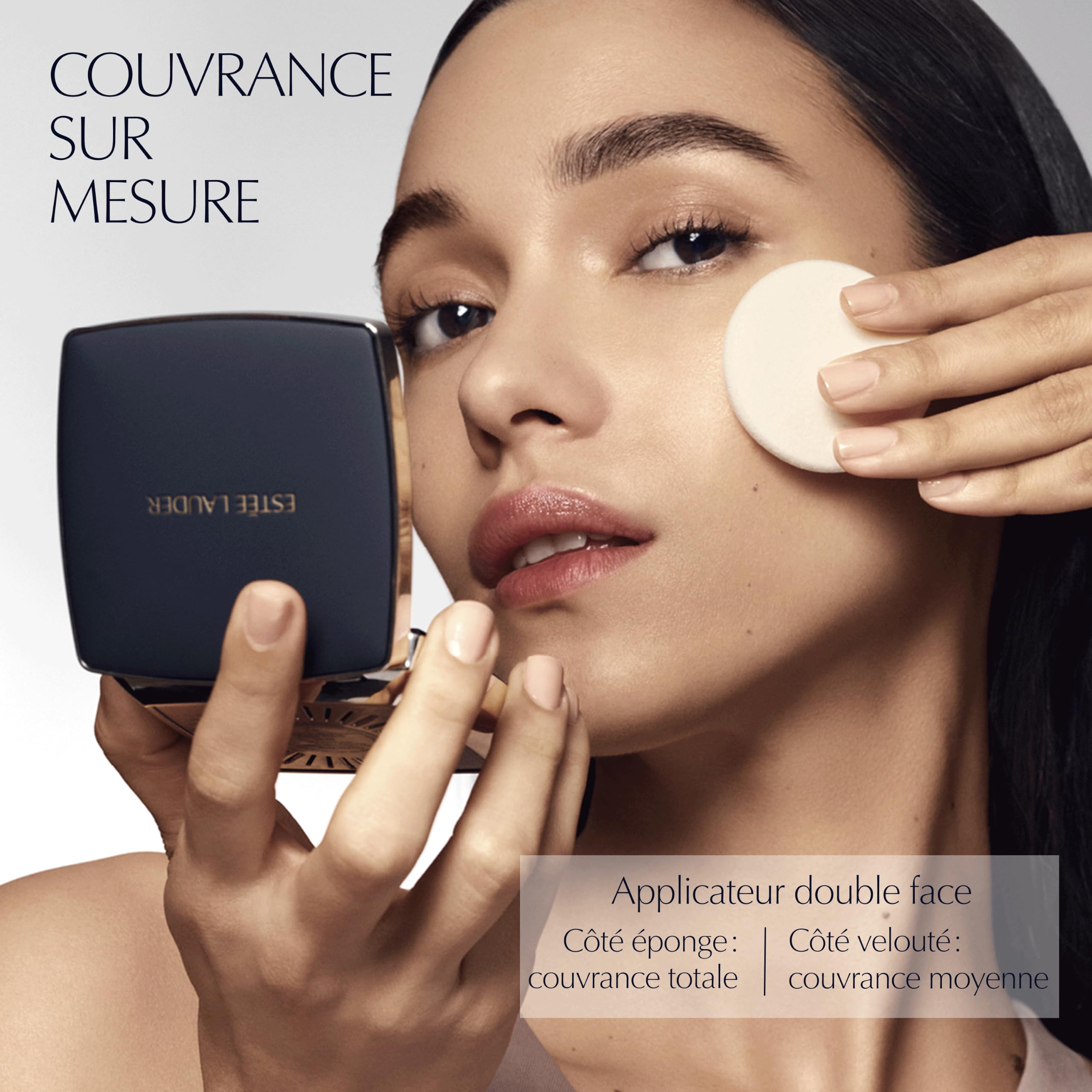 Estée Lauder Double Wear Fond de Teint Poudre Mat Longue Tenue SPF 10 | Contrôle la Brillance