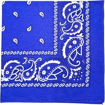 MDSTYLE Extra Large Bandana 27 x 27 100% Cotton for Men & Women Paisley Handkerchief Headband Scarf Jumbo Bandanas