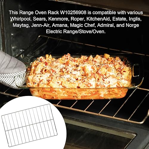 Miniatura 3 de W10256908 - Estante de repuesto para horno Whirlpool Range Rack de alambre AP4411894, PS2358516 (paquete de 2)