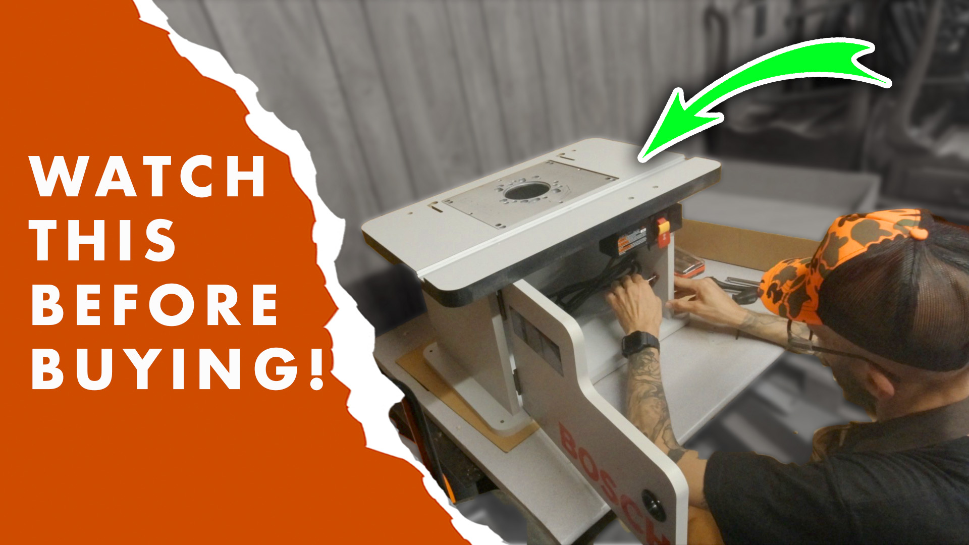 Watch From Box to Bench&colon; Setting Up BOSCH RA1171 Router