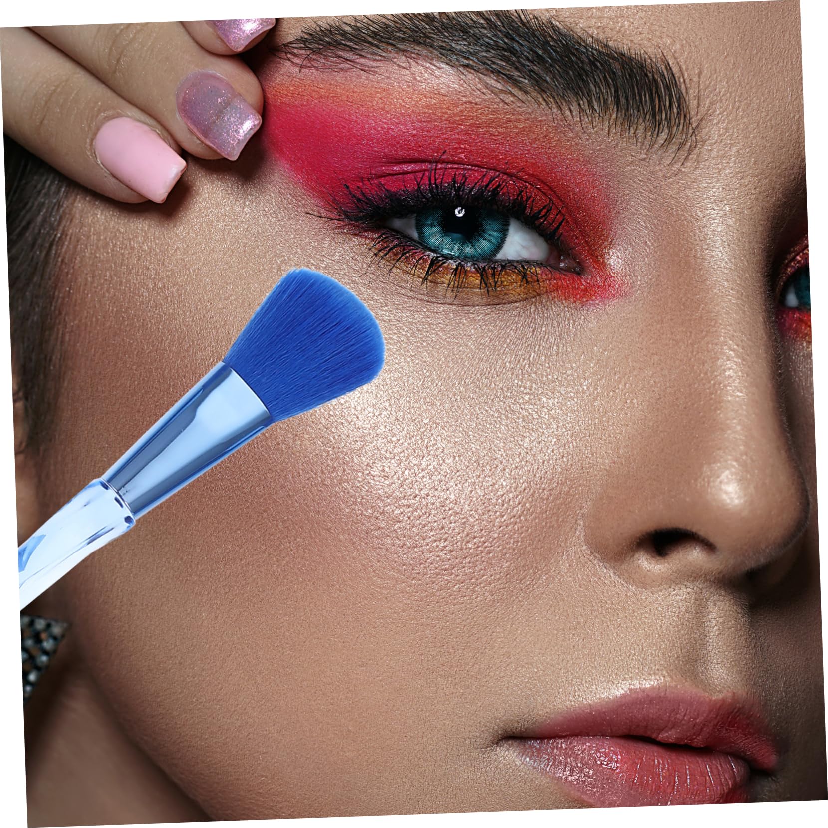 FRCOLOR 30stücke Teiliges Makeup Pinselset Mit Transparentem Kristallgriff Professionelle Schminkpinsel Für Foundation Puder Und Concealer Sanfte Borsten Für Empfindliche Haut Perfektes