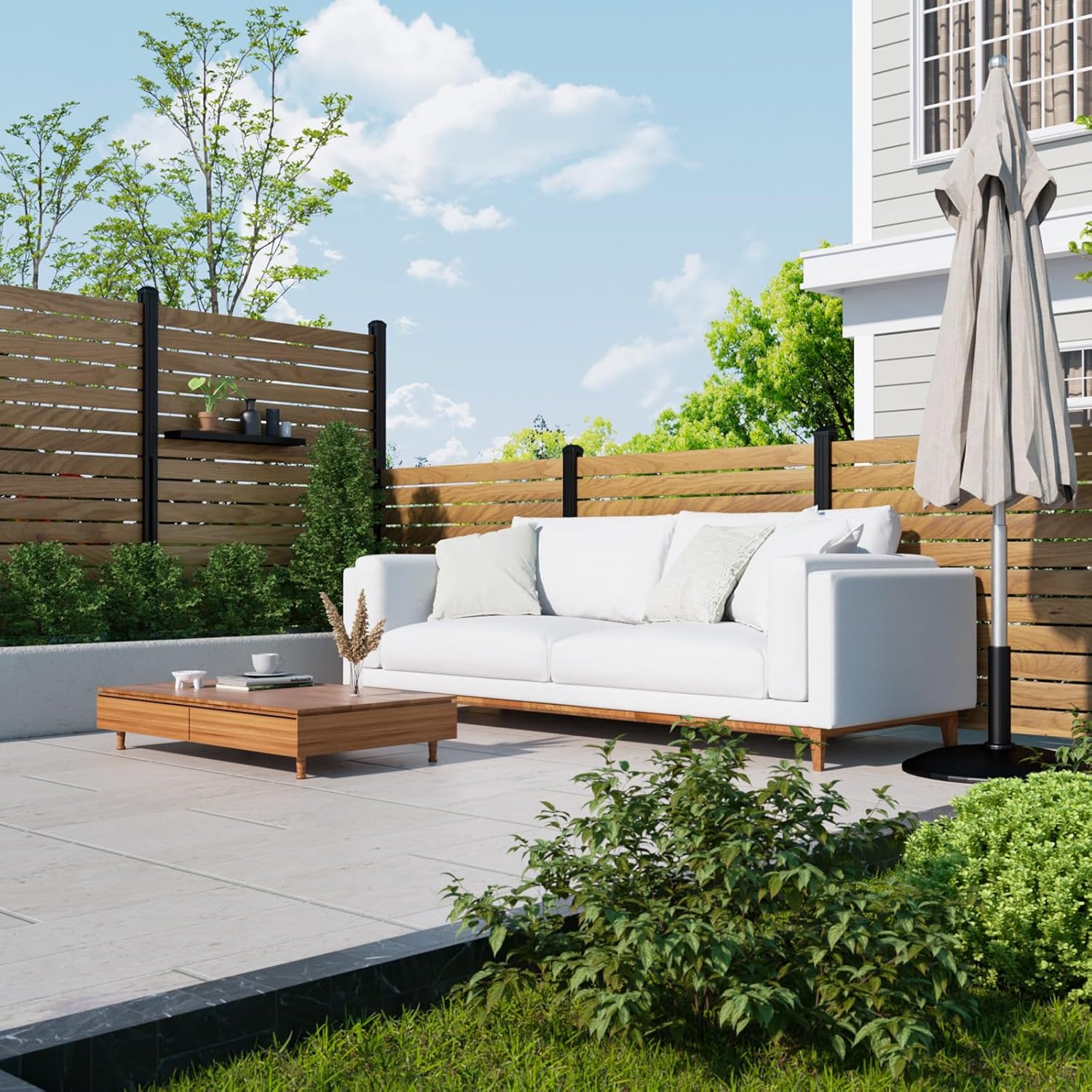 24 Pack Fence Post Spacer, Durable & Easy-to-Install Fence Gap Tool for Perfect Alignment