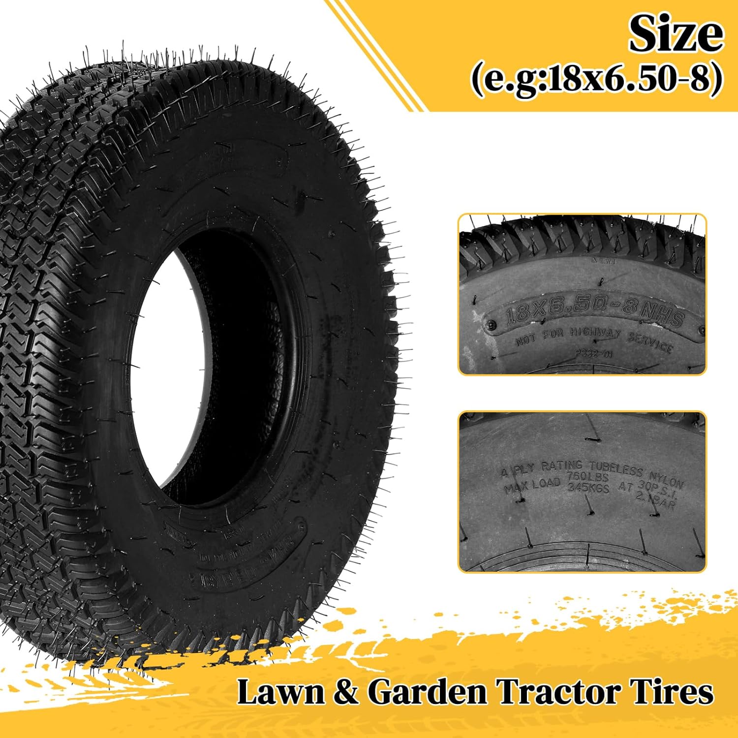 Diagram illustrating tire height, tire width, and rim diameter measurements.