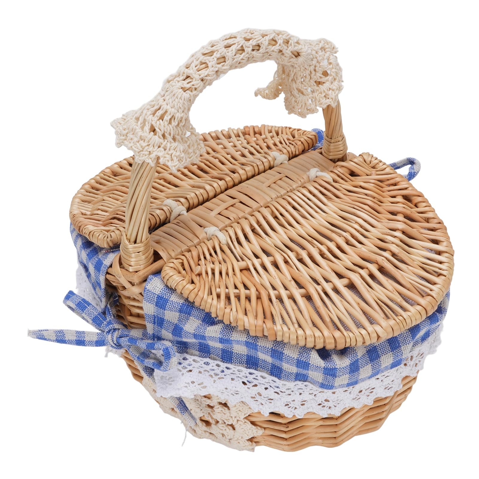 Amazon.com: Wicker Picnic Basket with Lid, Vintage Oval Country Amazon.com: Wicker Picnic Basket with Lid, Vintage Oval Country