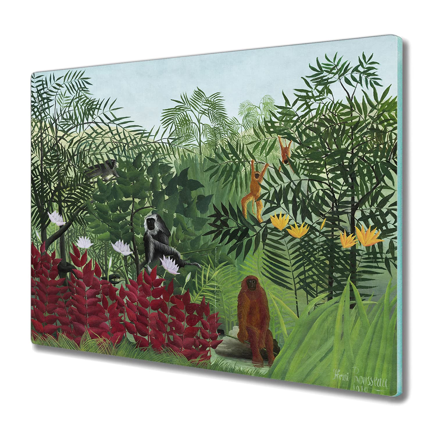 Tapis de découpe induction forêt tropicale pour sublimer votre cuisine