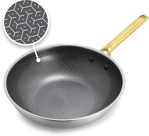 Miniatura 12 de GreenPan Hybrid - Sartén antiadherente de acero inoxidable de 8 pulgadas, sartén de cerámica de tres capas APEX Thermobond sin PFAS, compatible con