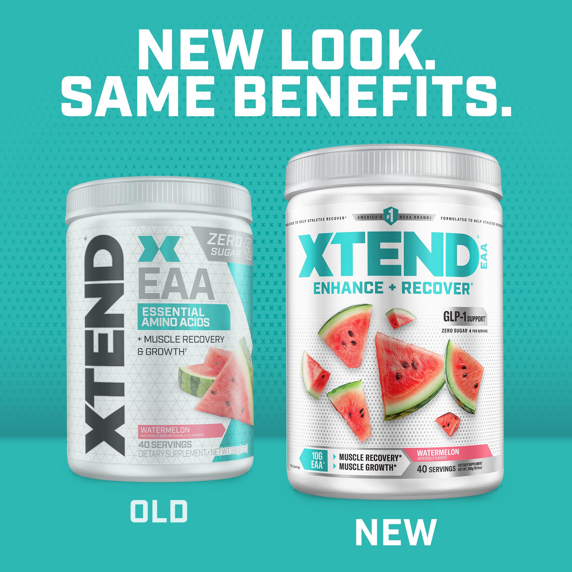 Xtend EAA + BCAA Powder with 10g EAAs, Watermelon, 40 Servings — Amazon image 3