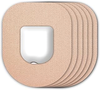 HONYOU 25Pack Omnipod 5 Overpatches Waterproof & Sweatproof, Pod Pals Omni Pod 5 Adhesive Overlay Hypoallergenic & Latex Free Flexible Omnipod 5 Patches, Beige