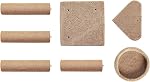 Amazon Basics Cat Tree - Indoor Cat & Kittens Multi-Level Climbing Activity Tower with Scratching Posts, Medium (31.5"H) - Beige