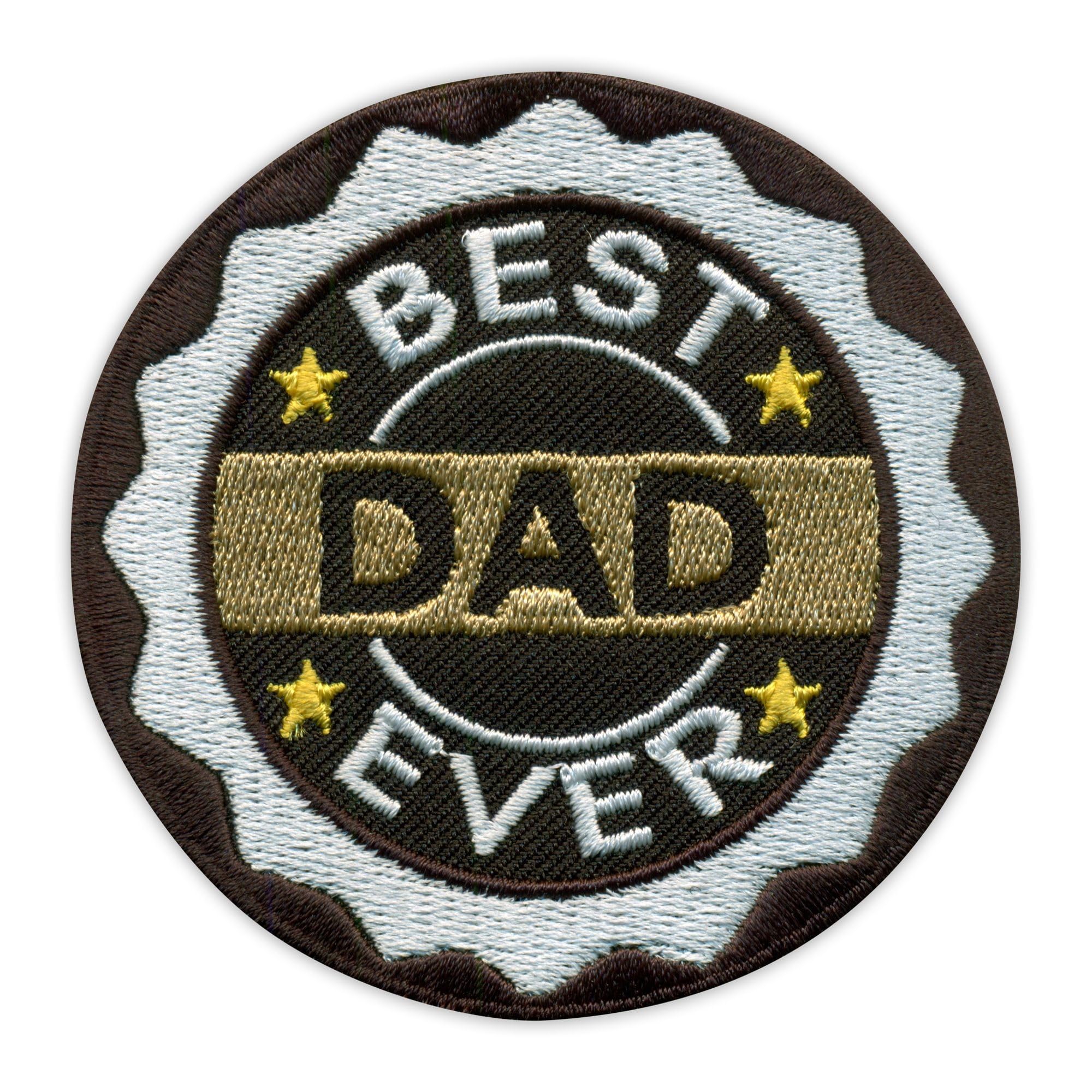 Amazon.co.jp: Best DAD Ever アイロン接着 ヒートシール裏地