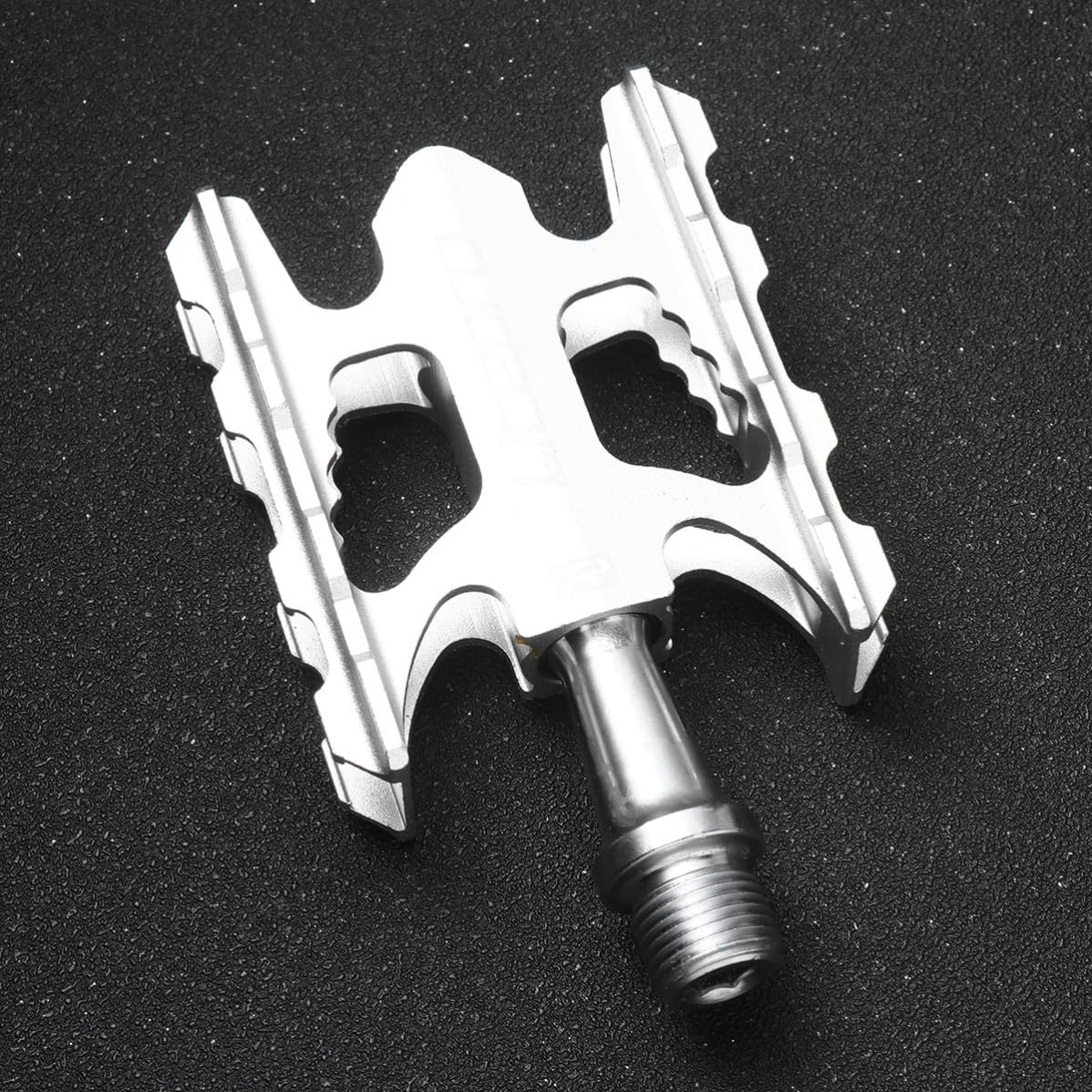 SHINEOFI Pedal de Bicicleta de Aleación de Aluminio Ligero para Bicicleta Plegable y Ciclismo Recreativo Estructura de Rodamiento Estable