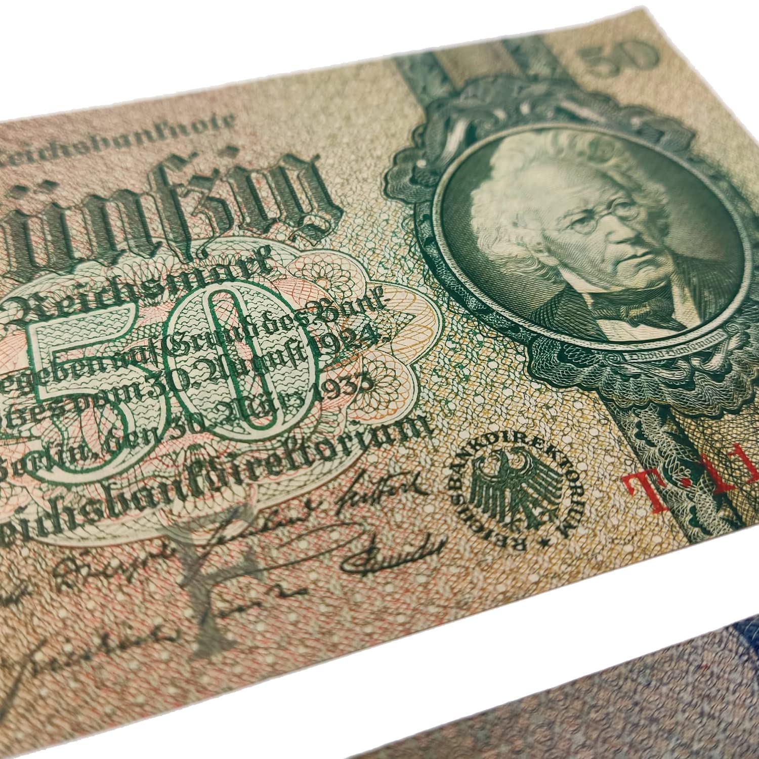 IMPACTO COLECCIONABLES | Collezione di 4 Banconote del Reichsmark Tedesco (1929-1935) | Testimoni della Seconda Guerra Mondiale e dell’economia dell’Epoca | Include Certificato di Autenticità