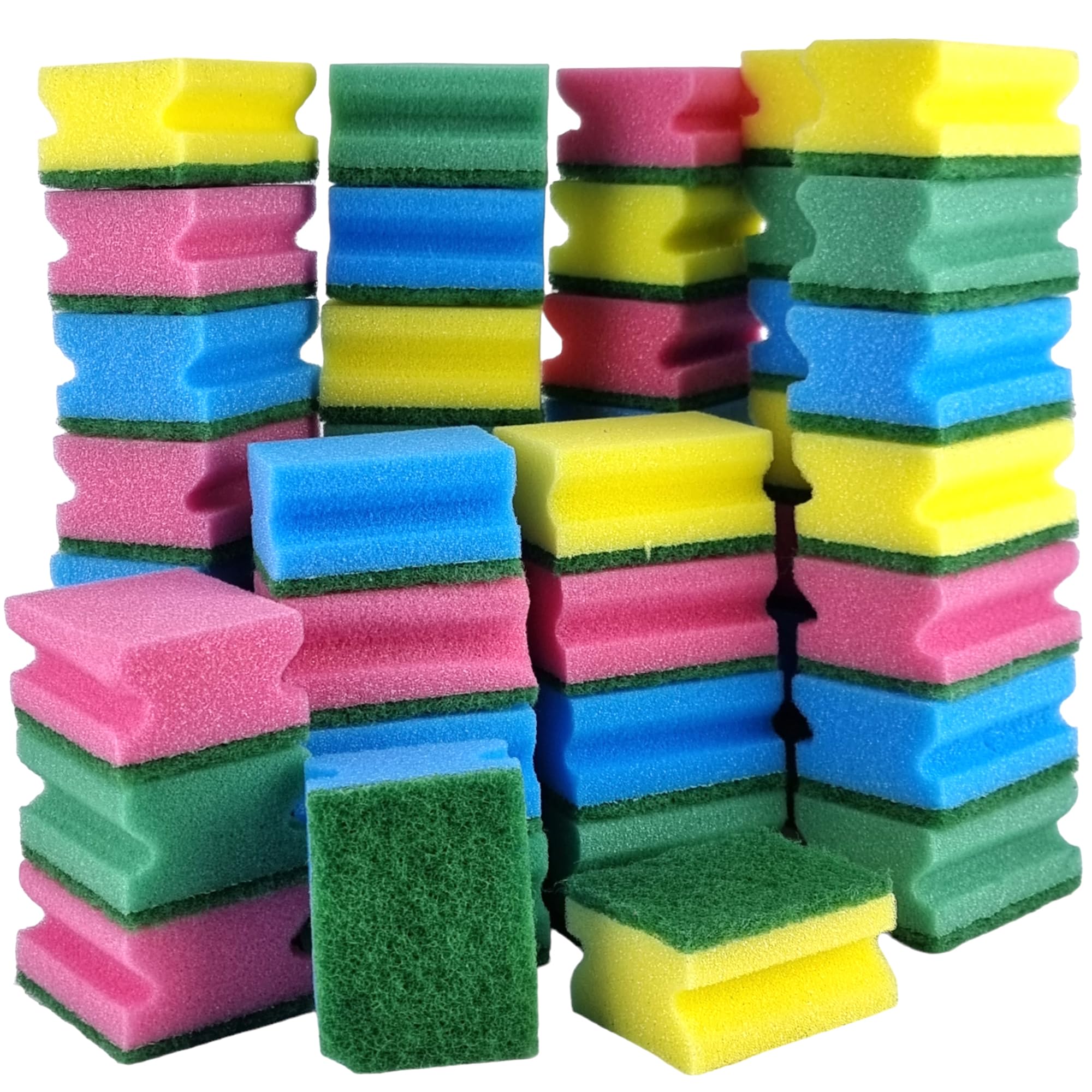Topfreiniger Putzschwamm - 288-teilges Set - Topfschwamm Spülschwamm Küchenschwamm Reinigungsschwamm - bunt - Küchenhygiene