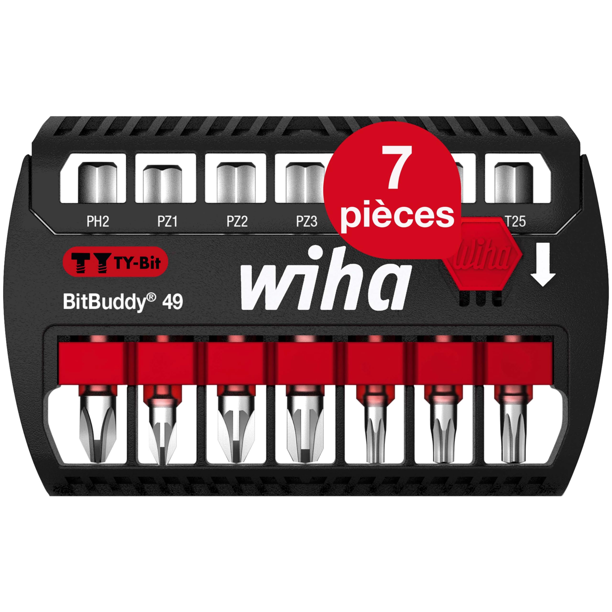 Juego de bits BitBuddy®, bits en TY de 49 mm SB 7946-202 BitBuddy 49er; PZ