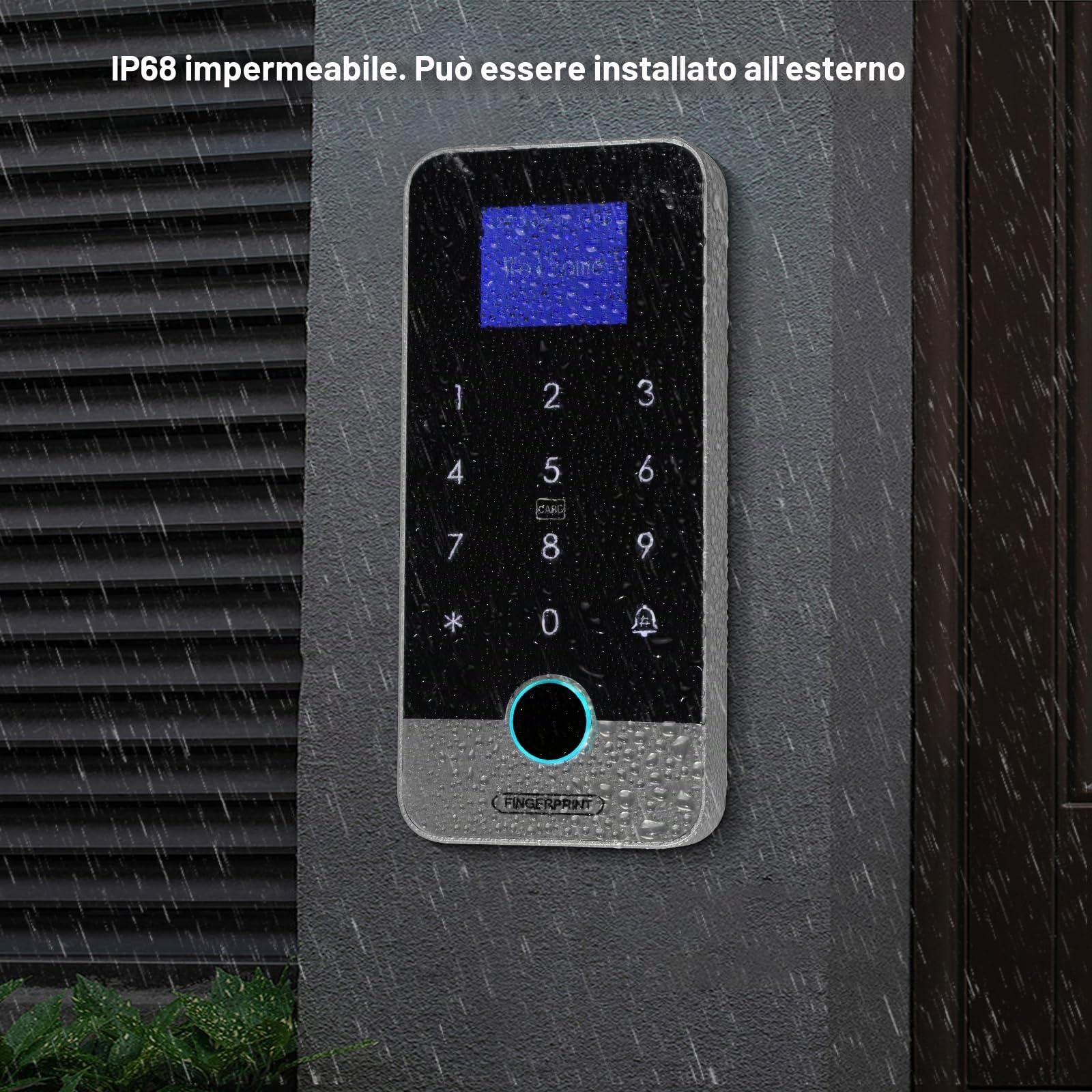 Bluetooth tuya app sistema di controllo accessi kit RFID controller tastiera intelligente per impronte digitali 180KG / 350LB serratura magnetica IC portachiavi apriporta 13.56MHz